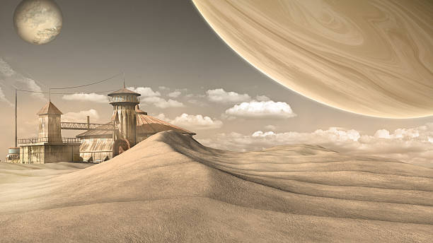 istock Military base in the desert 500515962