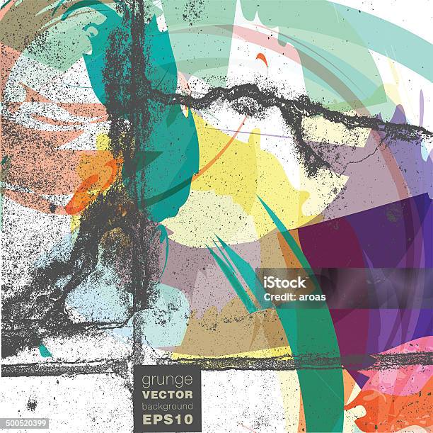 Гранж Вектор Фон Иллюстрация — стоковая векторная графика и другие изображения на тему Абстрактный - Абстрактный, Альбом на память, Баннер - знак