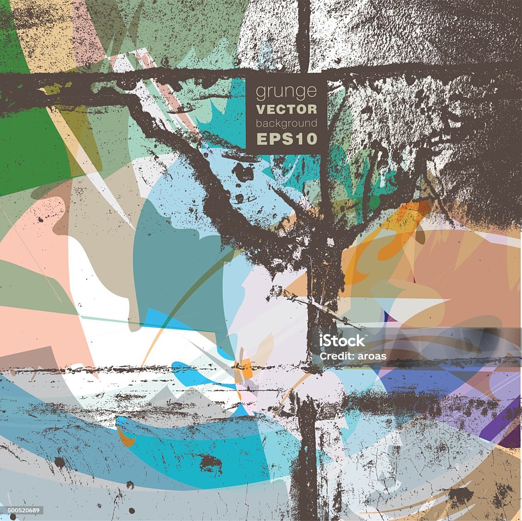 Grunge sfondo vettoriale illustrazione - arte vettoriale royalty-free di Album di ritagli
