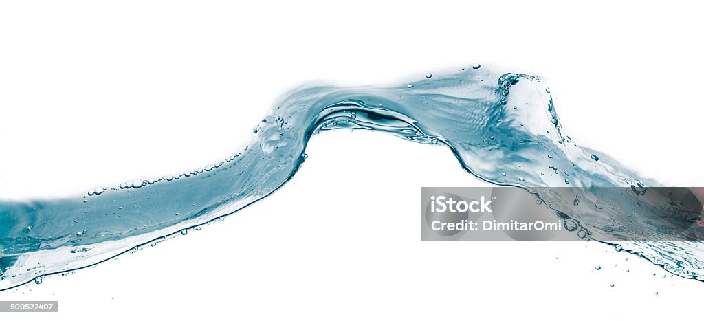 Agua splash Aislado en blanco - Foto de stock de Agua libre de derechos