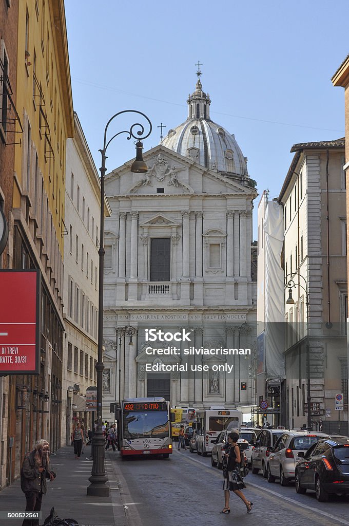 Iglesia de san andrés en Roma - Foto de stock de Antiguo libre de derechos