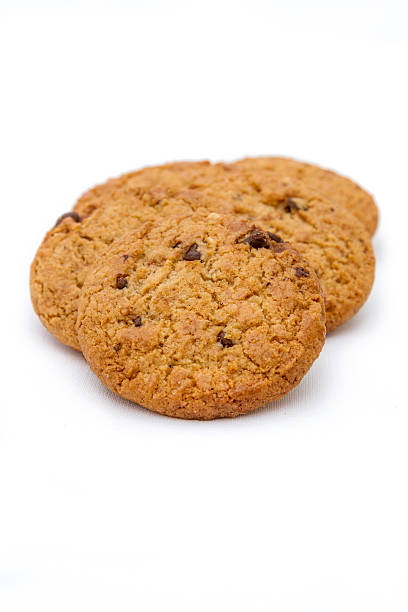 istock Group of chocolate cookies isolated 500522873