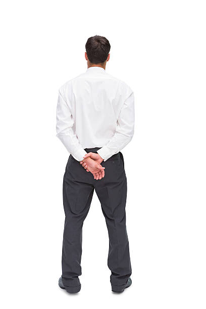 istock Businessman turning his back to camera 500524107
