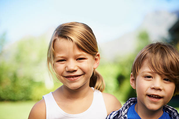 istock Enjoying a sunny summer's day with my sibling 500527689