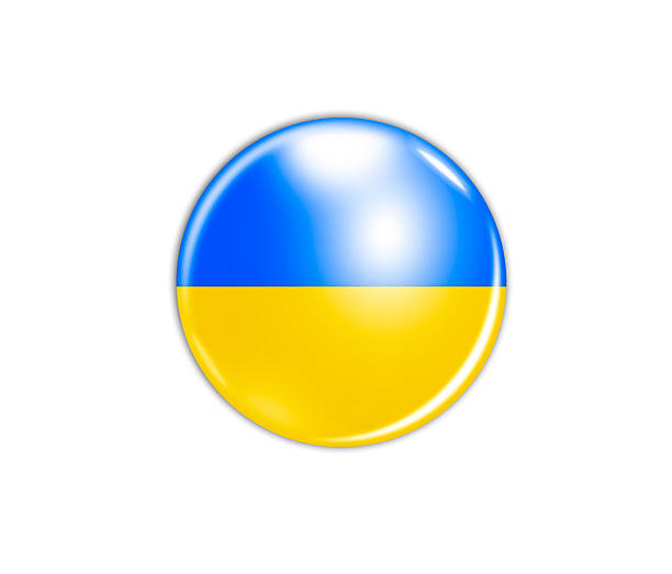 istock icon with flag of Ukraine isolated on white background 500533976