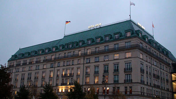 Berlin, Germany - October 15, 2015: View Of Famous Hotel Adlon At The Pariser Platz In Berlin Germany,Europe.Hotel Adlon Is One Of Famous And Luxury Hotel In Berlin.