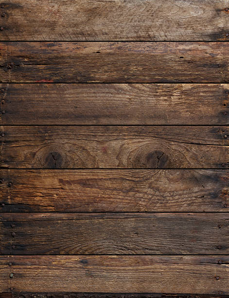 Weathered wooden planks background stock photo