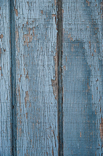 Blue Textured and abstract wood paint weathered natural pattern stock photo