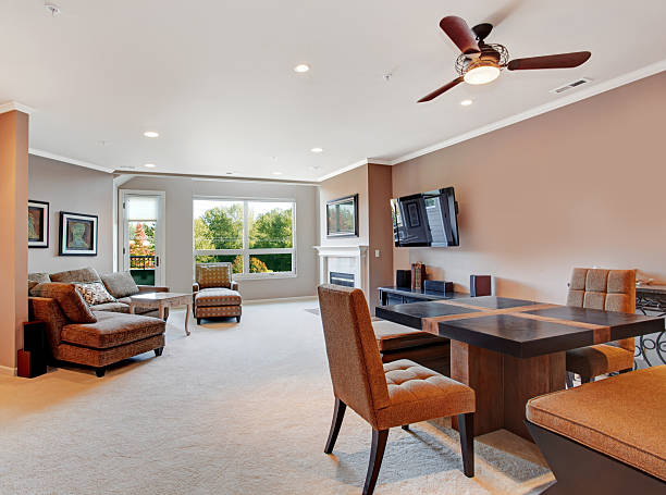 istock Living room interior in modern apartment 500538019
