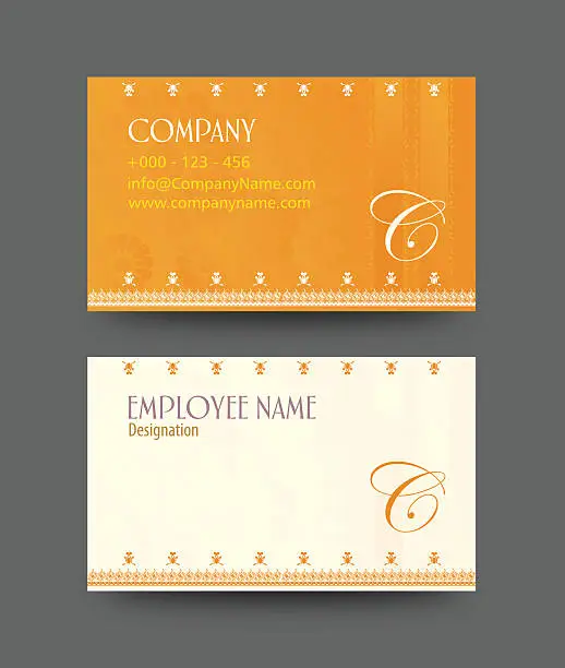 Vector illustration of Business Card Design