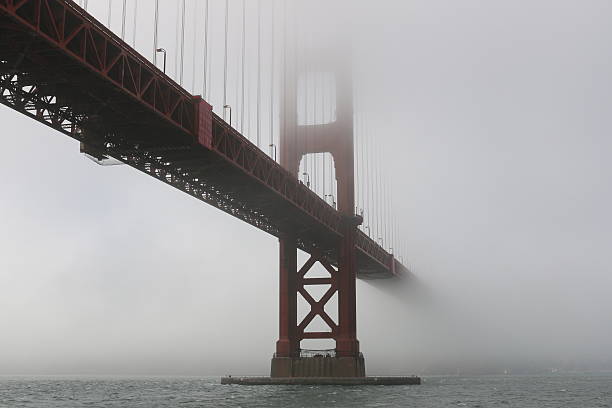 istock Golden Gate shrouded in fog 500538565