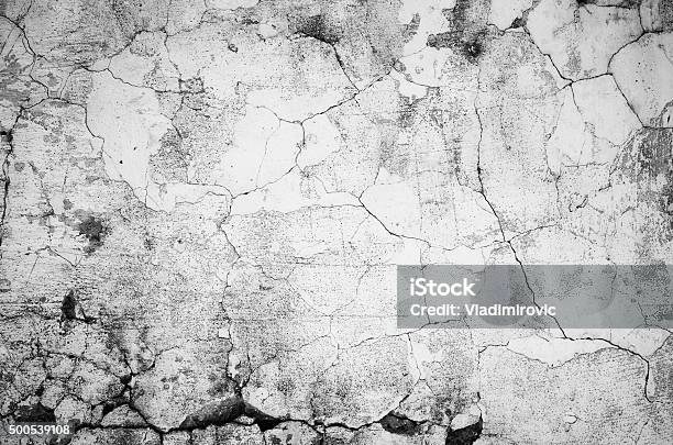Old Gray Wall Texture Background Stock Photo - Download Image Now - Cracked, Textured, Textured Effect