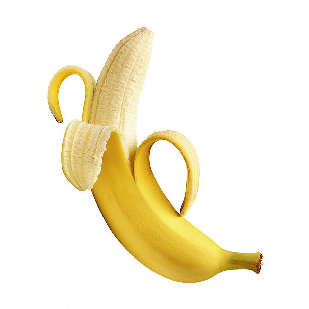 Peeled banana