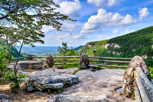 Primary overlook at Cloudland Canyon State Park in Georgia
