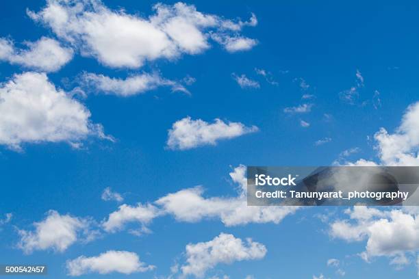 White Cloud And Bluesky Stock Photo - Download Image Now - Blue, Climate, Cumulus Cloud