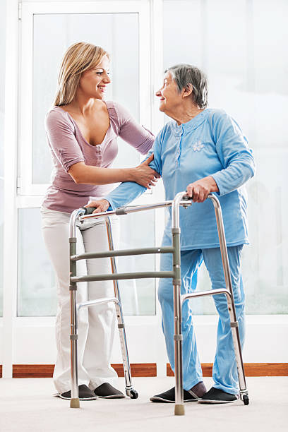 istock Happy healthcare worker with a patient. 500551933