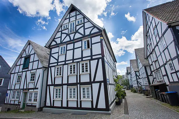 german half-timbered house