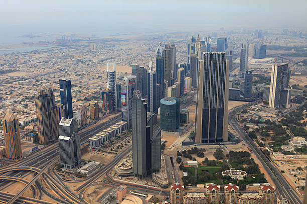 istock city view from Burj Khalifa Tower 500552505
