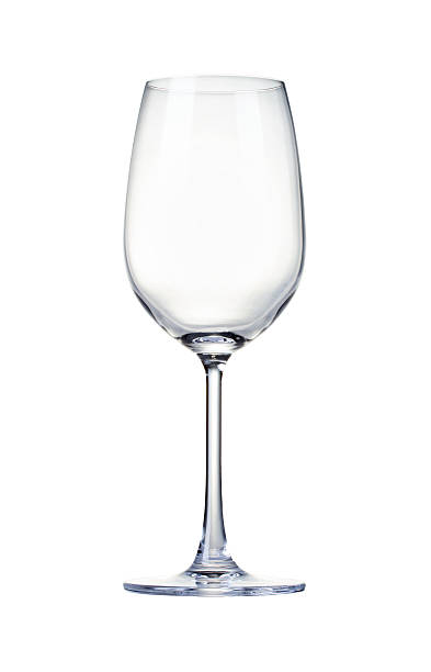 Verre de vin en verre vide - Photo