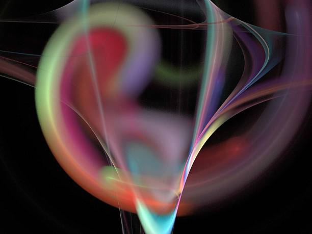 istock Digital Fractal on Black 500553469