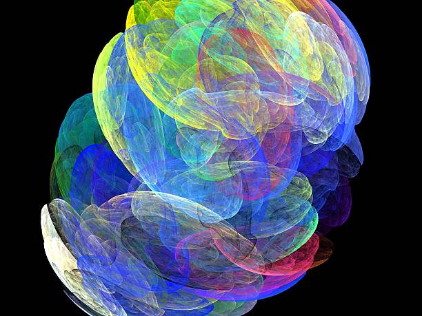 istock Digital Fractal on Black 500553481