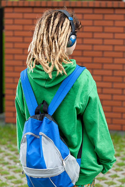 dziewczyna z dreads - hippie women dreadlocks human hair zdjęcia i obrazy z banku zdjęć