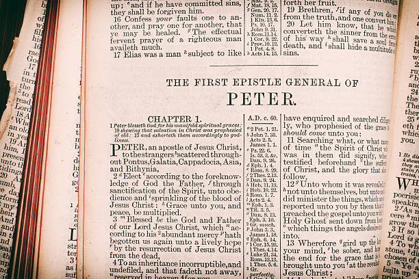 istock The Holy Bible - Book of Peter. 500553801