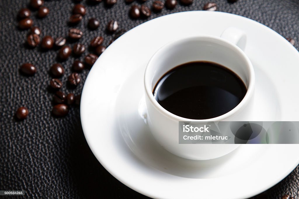 Coffee Bean and Cup Abstract Stock Photo