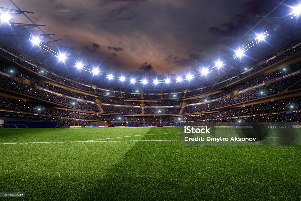 Impresionante Estadio de fútbol - Foto de stock de Acontecimiento libre de derechos