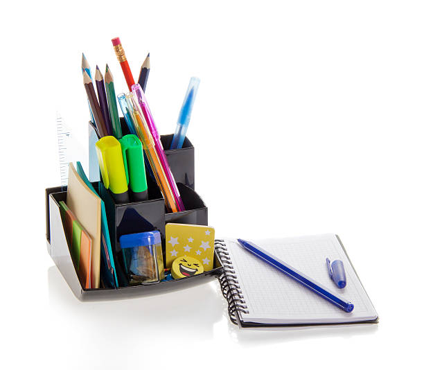 istock Office supplies and sketchpad 500557907