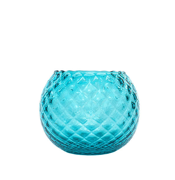 istock retro glass vase  on a white background. 500566184