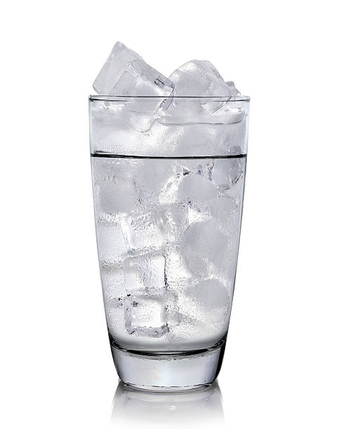 istock Glass with ice cubes. Isolated on white background 500567234