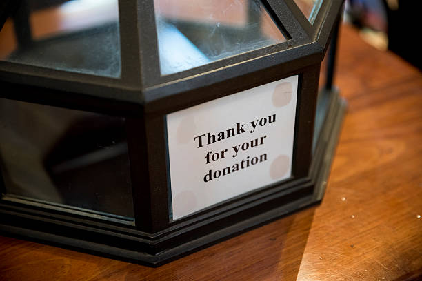 istock Close Up Shot of a Donation Box 500577296