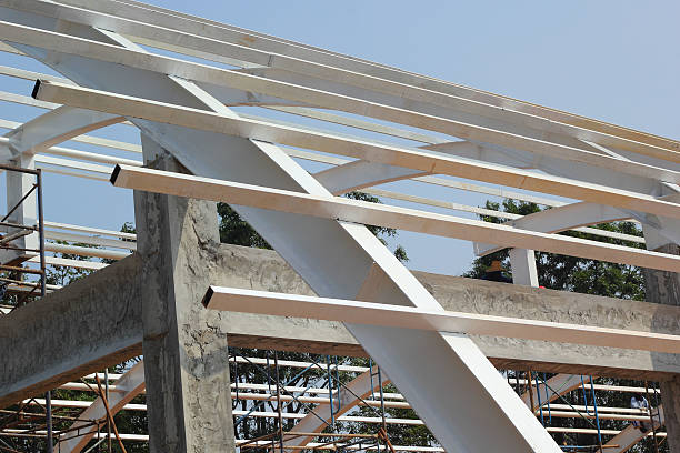 istock Welding of metal designs and sky 500577675