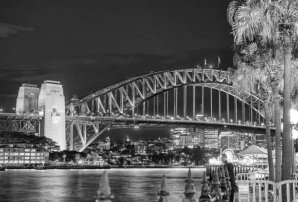 istock The Harbour Bridge, Sydney. Sunset skyline 500579056