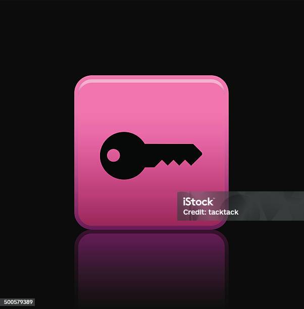 Key Button Icon Stock Vektor Art und mehr Bilder von Abschließen - Abschließen, Arrangieren, Aufschließen