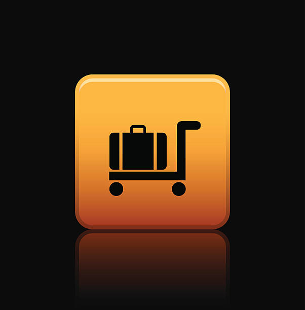 сумка-корзина значок на - information sign shopping cart web address sign stock illustrations
