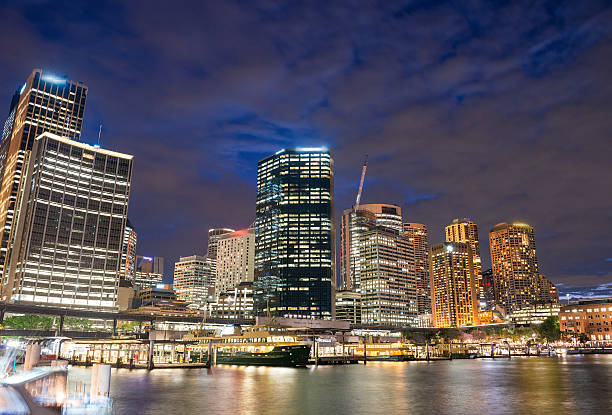 istock Sydney Harbour. Night view of Sydney 500588628