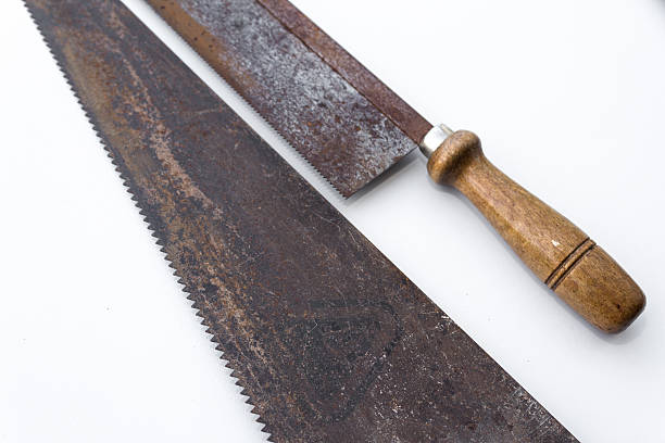 istock saw / handsaws detail - vintage tools 500589754