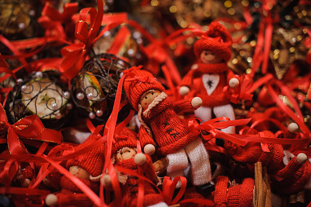 istock Christmas decoration sold on market 500590950