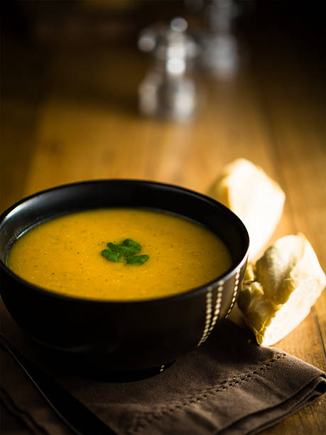 istock Carrot and coriander soup 500591656