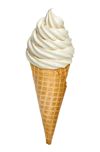 Soft vanilla ice cream or frozen yogurt