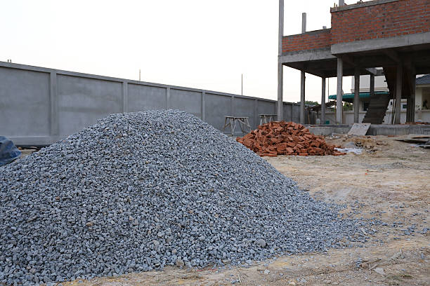 istock piles gravel in construction site 500593123