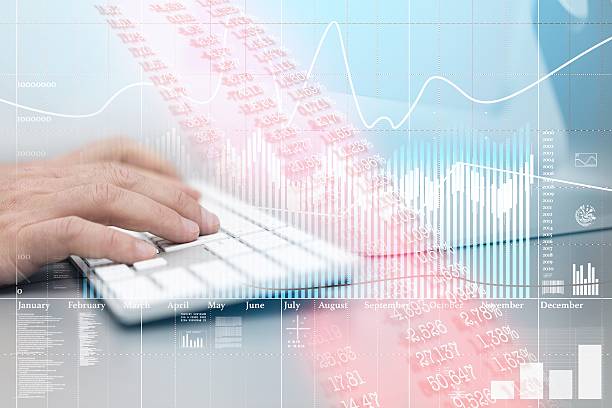 istock World economics. Finance concept with keyboard computer 500597552