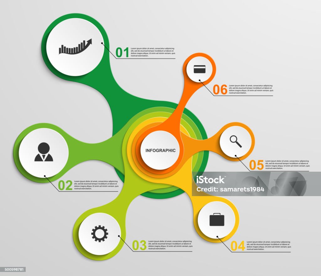 Abstract infographic in the form of metabolic. Design elements. Abstract infographic in the form of metabolic. Design elements. Vector illustration. Infographic stock vector