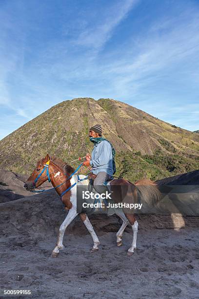 Horse Rider In Mount Bromo Stock Photo - Download Image Now - Accidents and Disasters, Activity, Adult