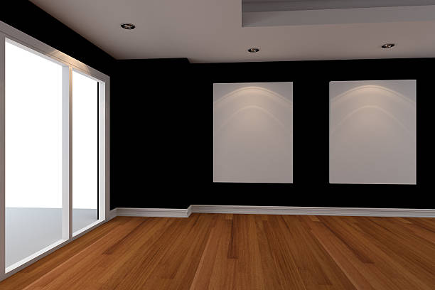 istock Gallery The picture on the black wall 500611491