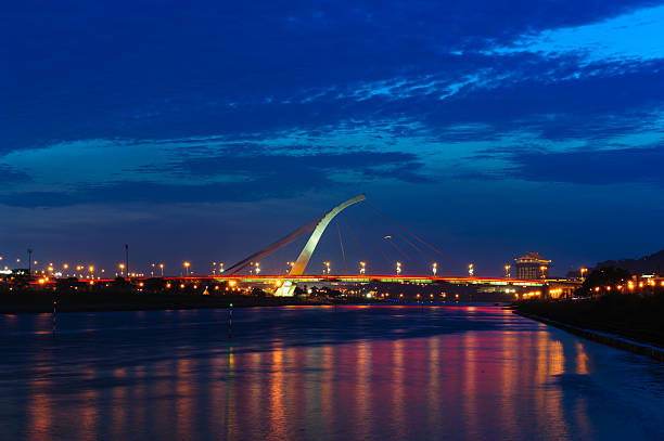 istock landscape of Taipei with bridge 500611525