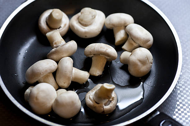 Branco de cogumelos - fotografia de stock