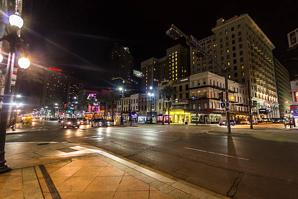 istock Streets of New Orleans at night 500613608